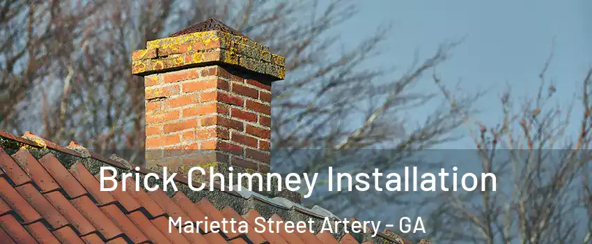 Brick Chimney Installation Marietta Street Artery - GA