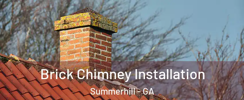 Brick Chimney Installation Summerhill - GA