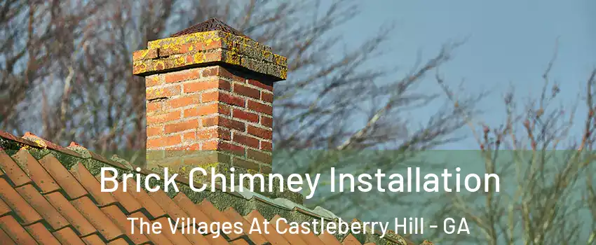 Brick Chimney Installation The Villages At Castleberry Hill - GA