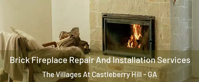 Brick Fireplace Repair And Installation Services The Villages At Castleberry Hill - GA
