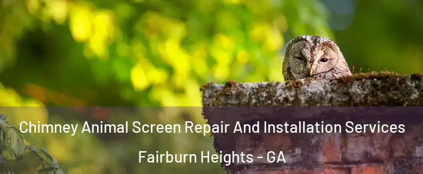 Chimney Animal Screen Repair And Installation Services Fairburn Heights - GA