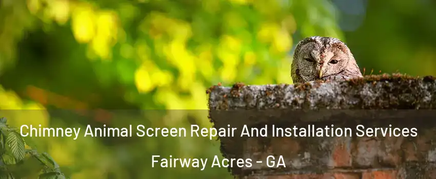 Chimney Animal Screen Repair And Installation Services Fairway Acres - GA