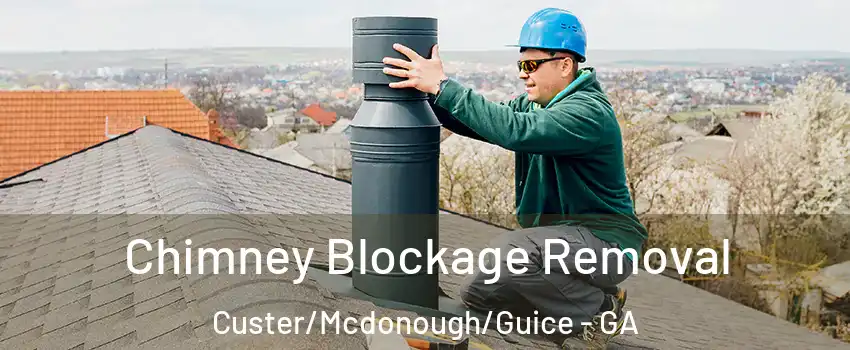 Chimney Blockage Removal Custer/Mcdonough/Guice - GA
