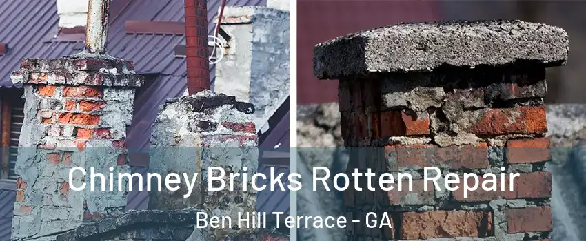 Chimney Bricks Rotten Repair Ben Hill Terrace - GA