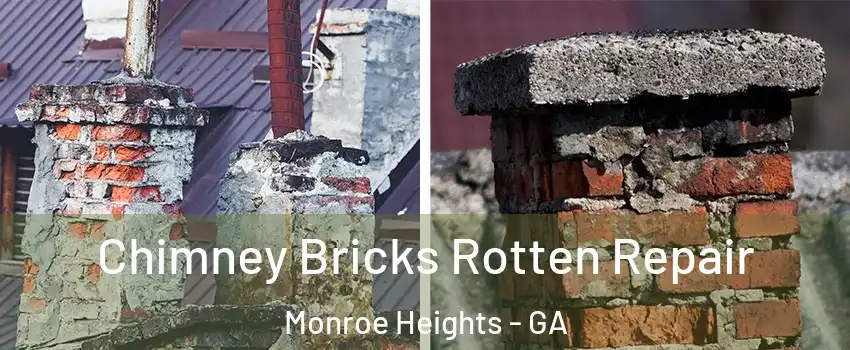 Chimney Bricks Rotten Repair Monroe Heights - GA