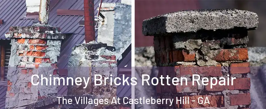 Chimney Bricks Rotten Repair The Villages At Castleberry Hill - GA