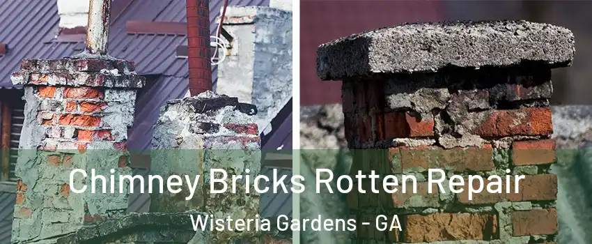 Chimney Bricks Rotten Repair Wisteria Gardens - GA