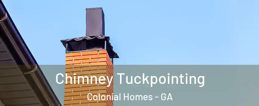 Chimney Tuckpointing Colonial Homes - GA