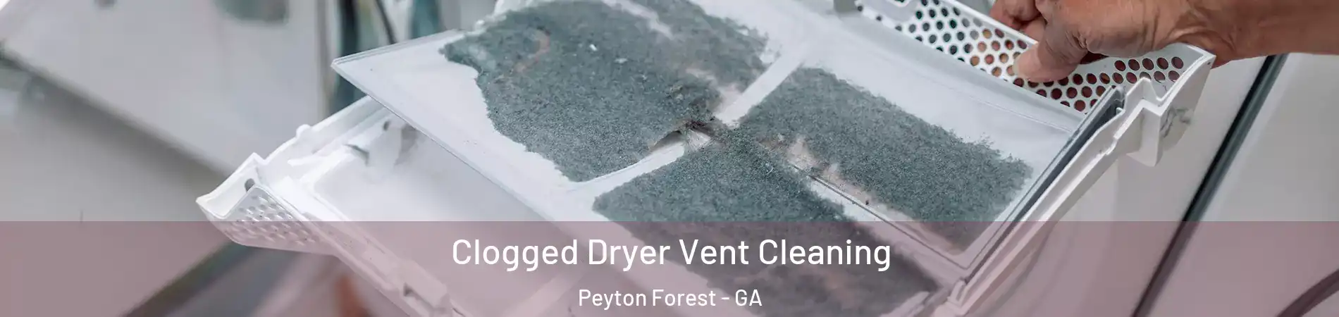 Clogged Dryer Vent Cleaning Peyton Forest - GA