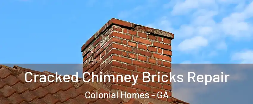 Cracked Chimney Bricks Repair Colonial Homes - GA