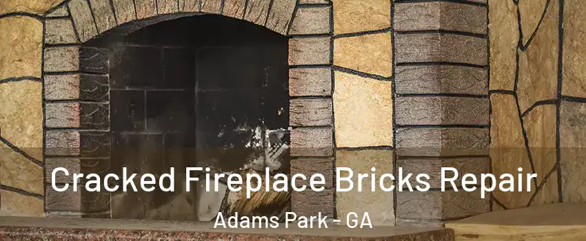 Cracked Fireplace Bricks Repair Adams Park - GA