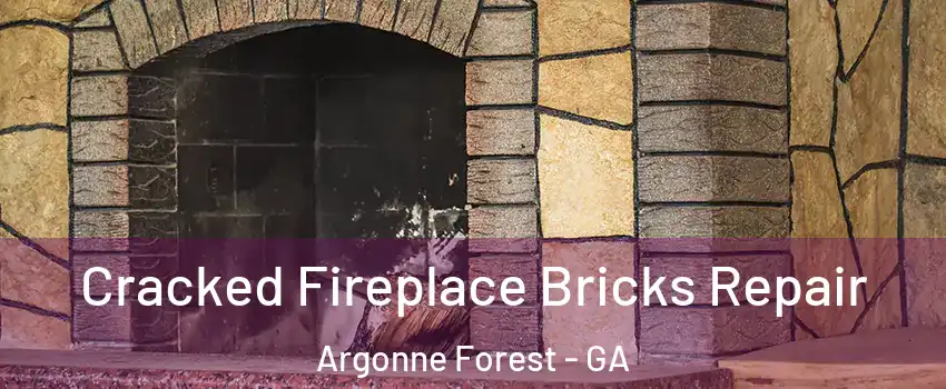 Cracked Fireplace Bricks Repair Argonne Forest - GA