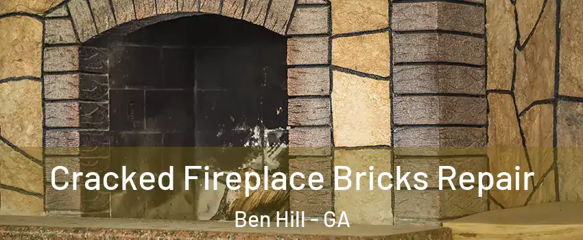 Cracked Fireplace Bricks Repair Ben Hill - GA