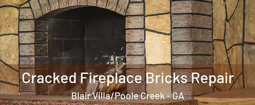 Cracked Fireplace Bricks Repair Blair Villa/Poole Creek - GA