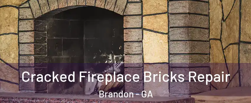 Cracked Fireplace Bricks Repair Brandon - GA