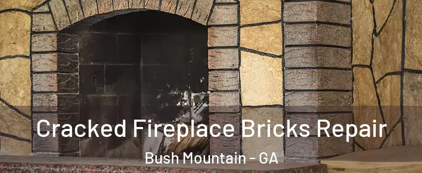 Cracked Fireplace Bricks Repair Bush Mountain - GA