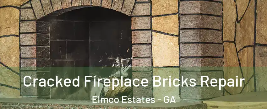 Cracked Fireplace Bricks Repair Elmco Estates - GA