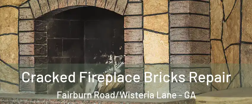 Cracked Fireplace Bricks Repair Fairburn Road/Wisteria Lane - GA