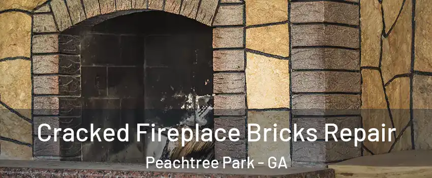Cracked Fireplace Bricks Repair Peachtree Park - GA