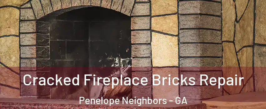 Cracked Fireplace Bricks Repair Penelope Neighbors - GA