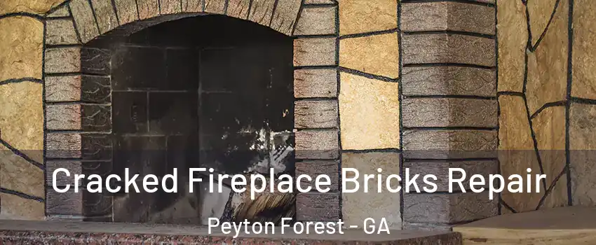 Cracked Fireplace Bricks Repair Peyton Forest - GA