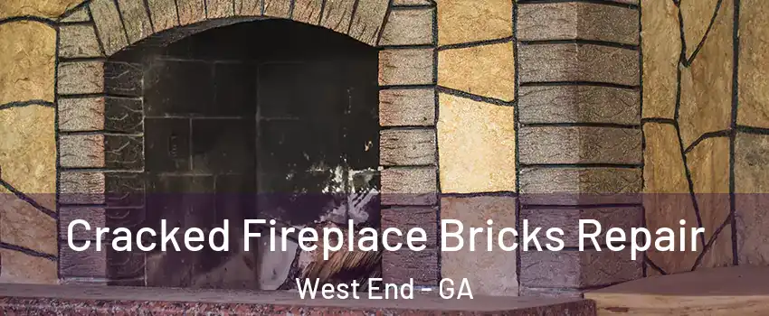 Cracked Fireplace Bricks Repair West End - GA