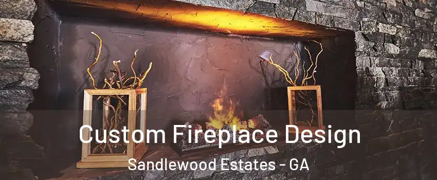Custom Fireplace Design Sandlewood Estates - GA