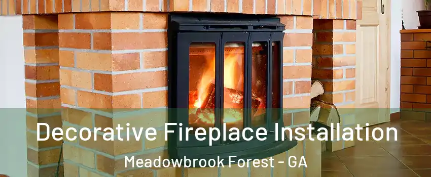 Decorative Fireplace Installation Meadowbrook Forest - GA