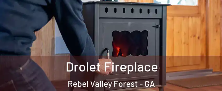 Drolet Fireplace Rebel Valley Forest - GA