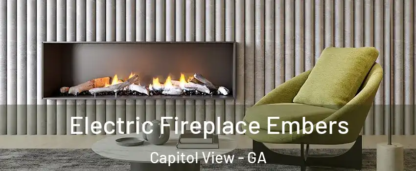Electric Fireplace Embers Capitol View - GA