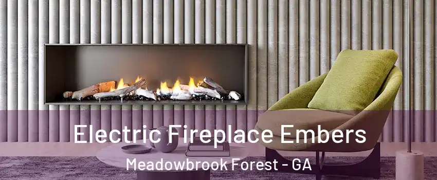 Electric Fireplace Embers Meadowbrook Forest - GA