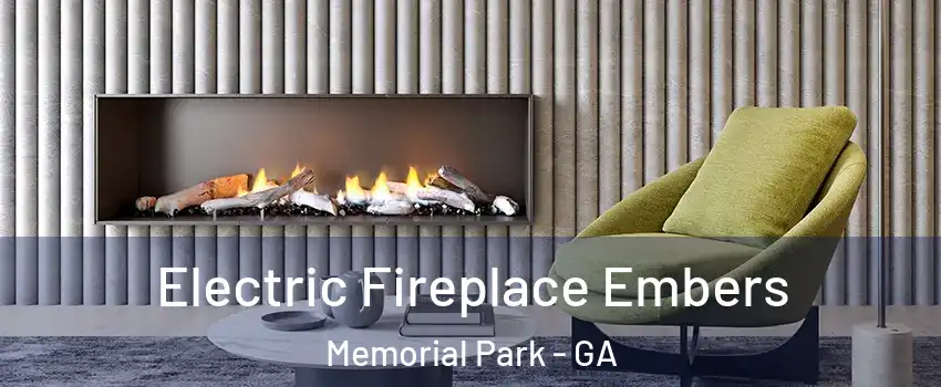 Electric Fireplace Embers Memorial Park - GA