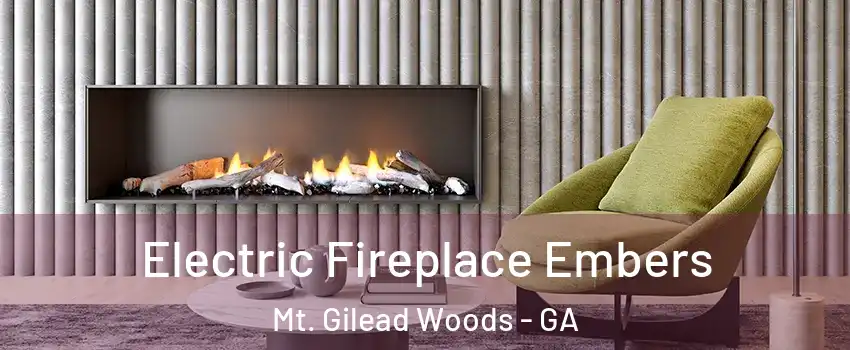 Electric Fireplace Embers Mt. Gilead Woods - GA