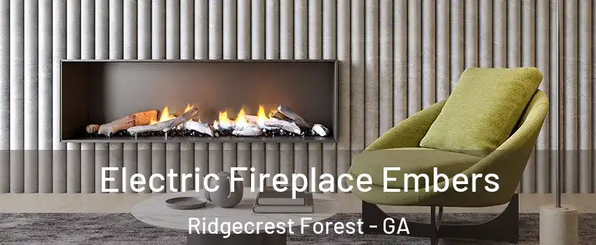 Electric Fireplace Embers Ridgecrest Forest - GA