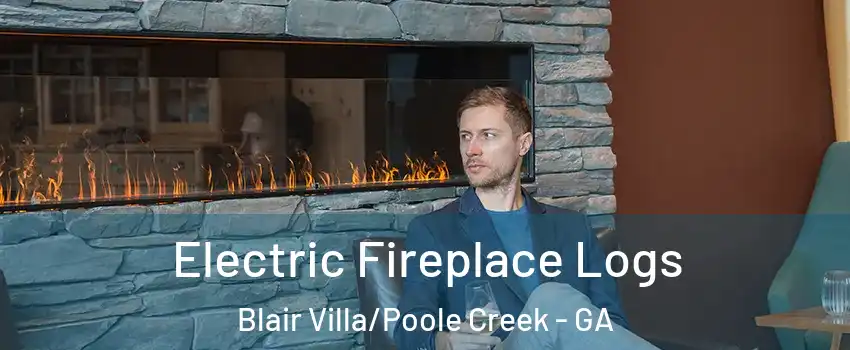 Electric Fireplace Logs Blair Villa/Poole Creek - GA
