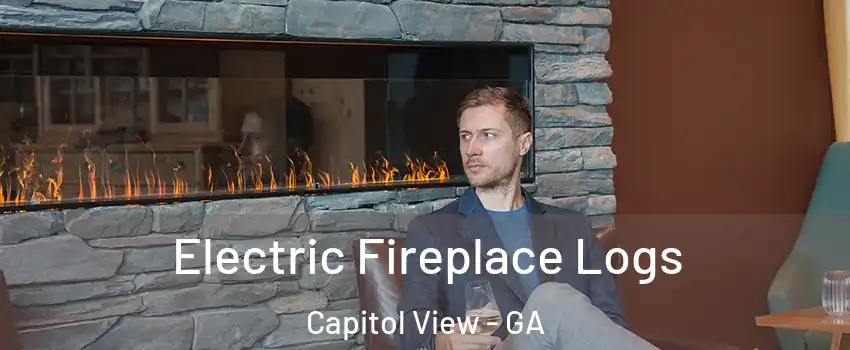 Electric Fireplace Logs Capitol View - GA