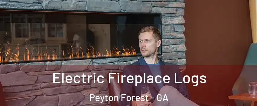 Electric Fireplace Logs Peyton Forest - GA