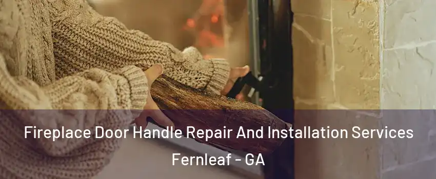 Fireplace Door Handle Repair And Installation Services Fernleaf - GA