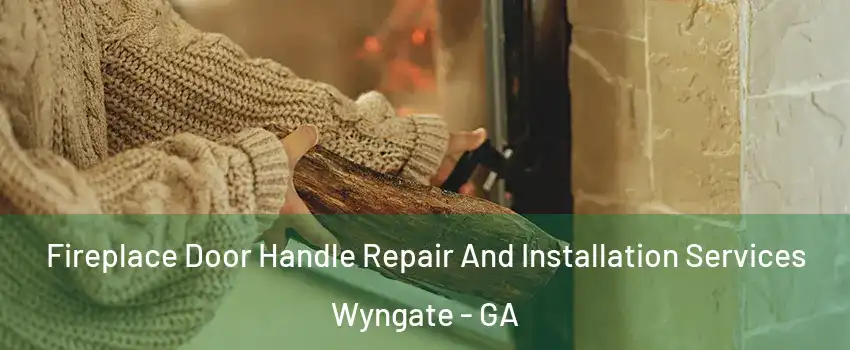 Fireplace Door Handle Repair And Installation Services Wyngate - GA