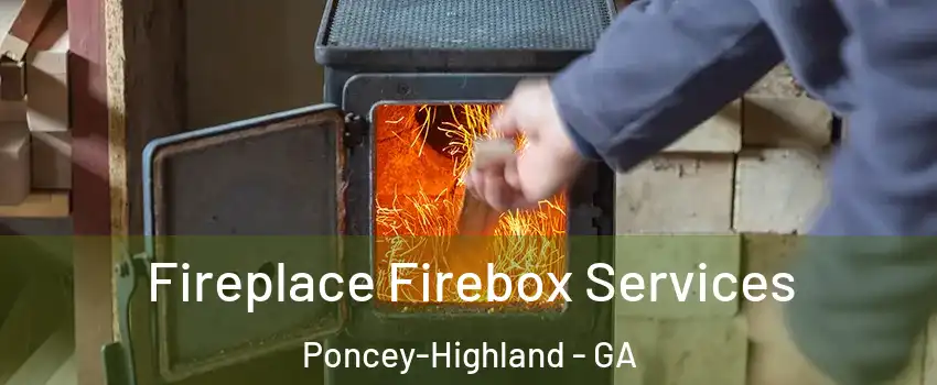Fireplace Firebox Services Poncey-Highland - GA