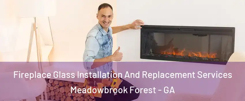 Fireplace Glass Installation And Replacement Services Meadowbrook Forest - GA