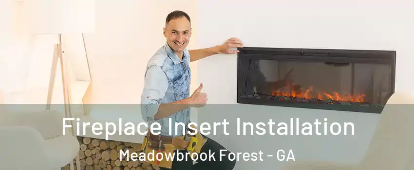 Fireplace Insert Installation Meadowbrook Forest - GA