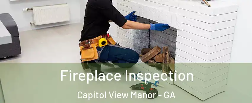 Fireplace Inspection Capitol View Manor - GA