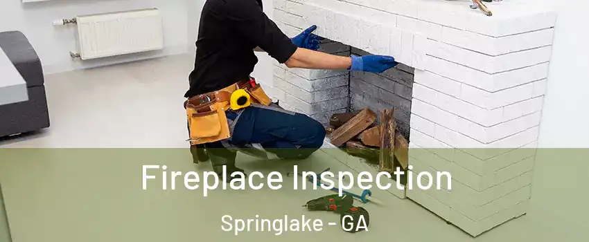 Fireplace Inspection Springlake - GA