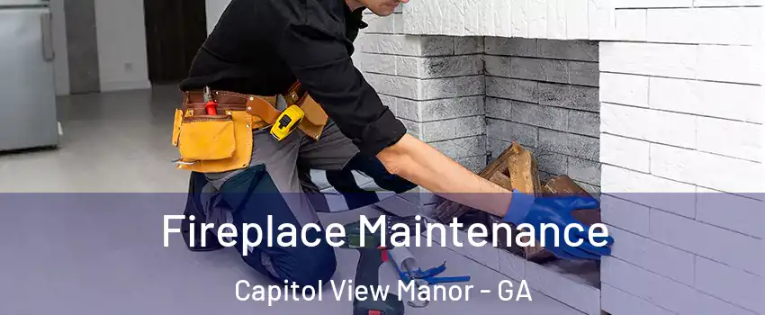 Fireplace Maintenance Capitol View Manor - GA
