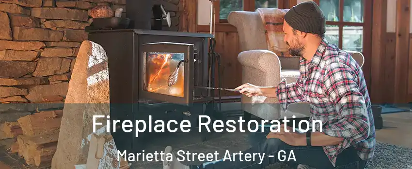 Fireplace Restoration Marietta Street Artery - GA