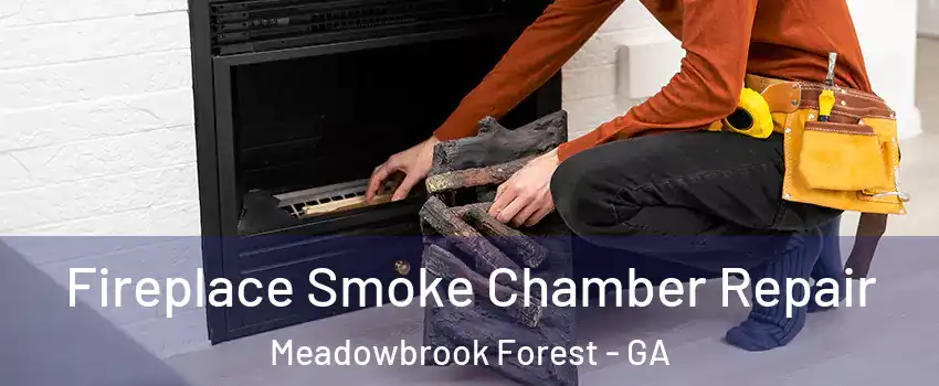 Fireplace Smoke Chamber Repair Meadowbrook Forest - GA
