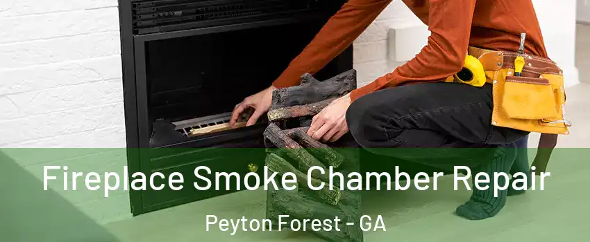 Fireplace Smoke Chamber Repair Peyton Forest - GA