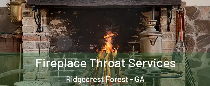Fireplace Throat Services Ridgecrest Forest - GA