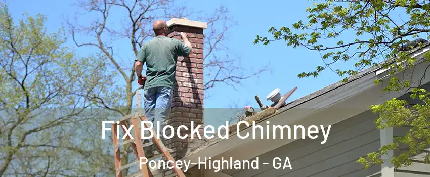 Fix Blocked Chimney Poncey-Highland - GA